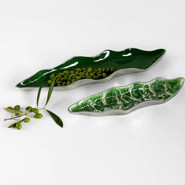 Verdura Olive Dish - In Stock - Nima Oberoi Lunares