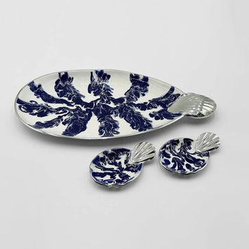 LA MAR Oval Serving Dish - Nima Oberoi Lunares
