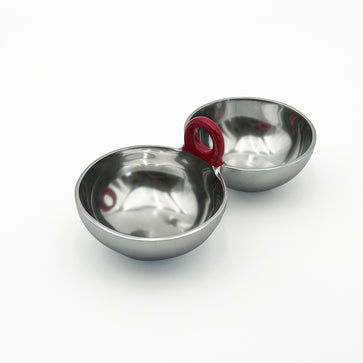 San Miguel 2 Part Salsa Bowl - Nima Oberoi Lunares