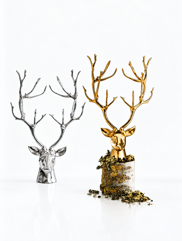 Stag Bust Gold