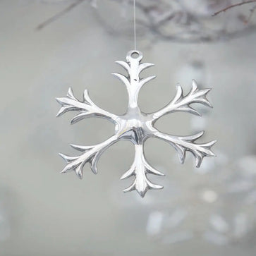 Ornament Silver Snowflake - Nima Oberoi Lunares
