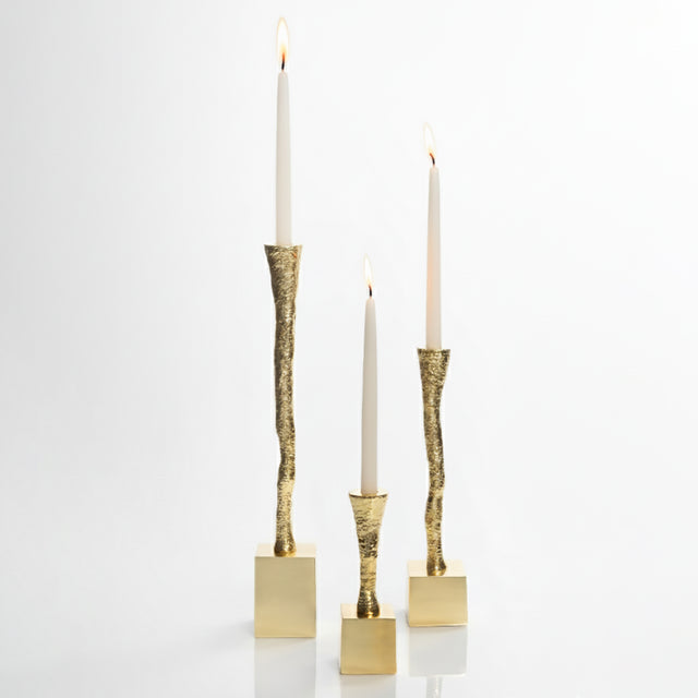Nest Candle Holder Gold
