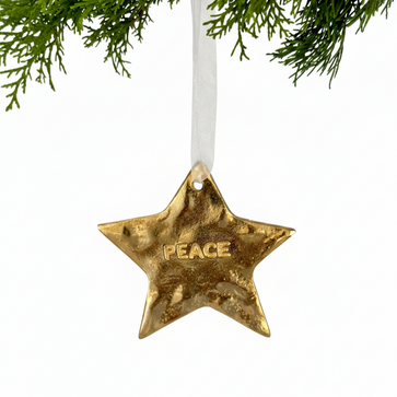 Ornament Star with Peace - Nima Oberoi Lunares