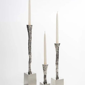 Nest Candle Holder Nickel Silver - Nima Oberoi Lunares