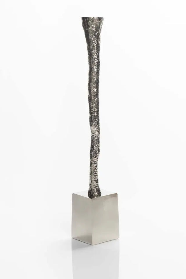 Nest Candle Holder Nickel Silver - Nima Oberoi Lunares