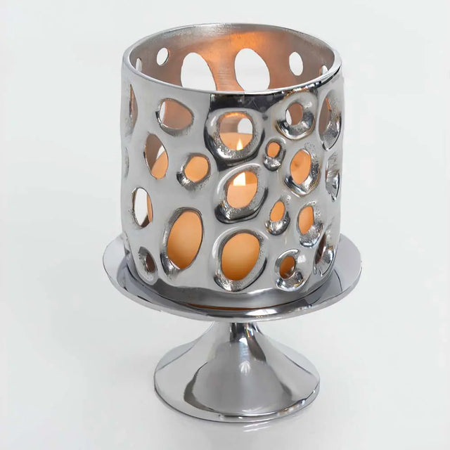Passage Candle Holder Silver - Nima Oberoi Lunares