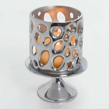 Passage Candle Holder Silver - Nima Oberoi Lunares