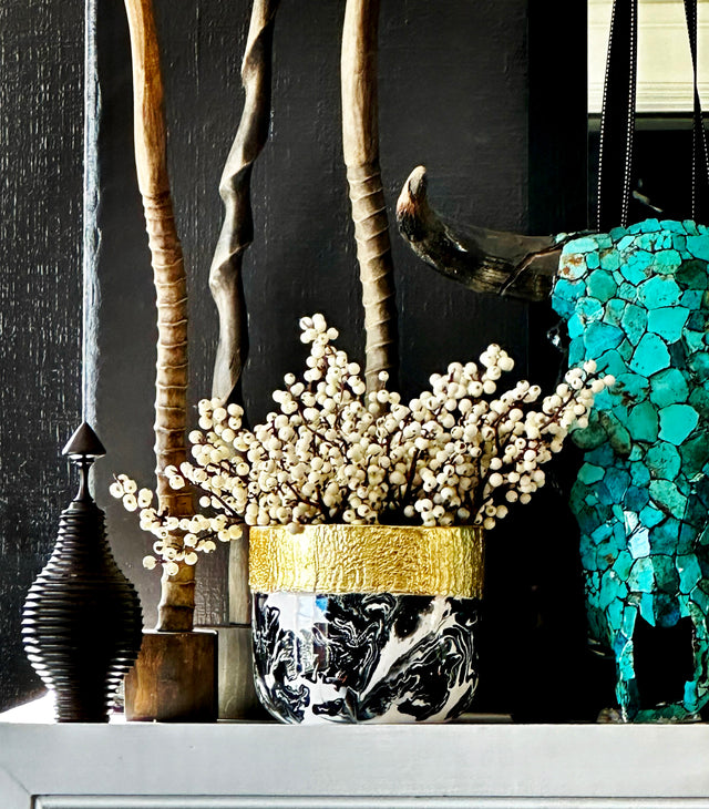 Bianco Nero Cache Pots - Nima Oberoi Lunares