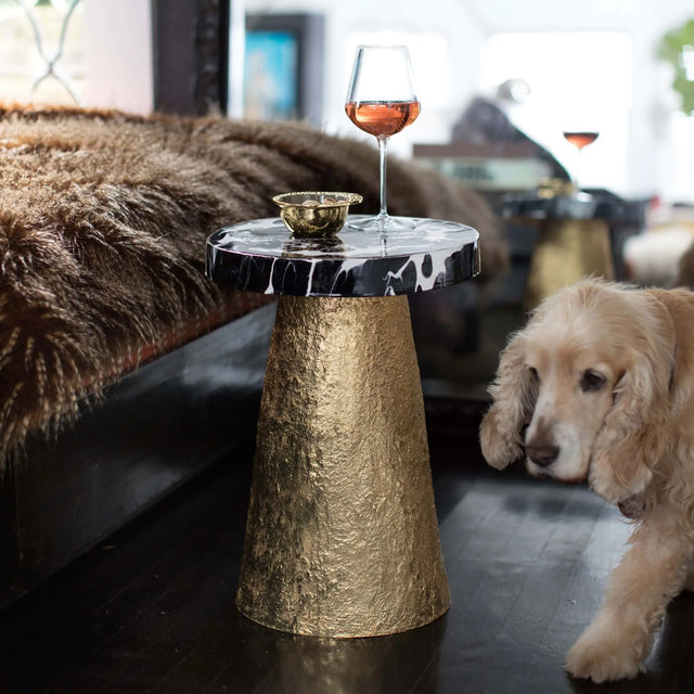 Bianco Nero Accent Table - Nima Oberoi Lunares