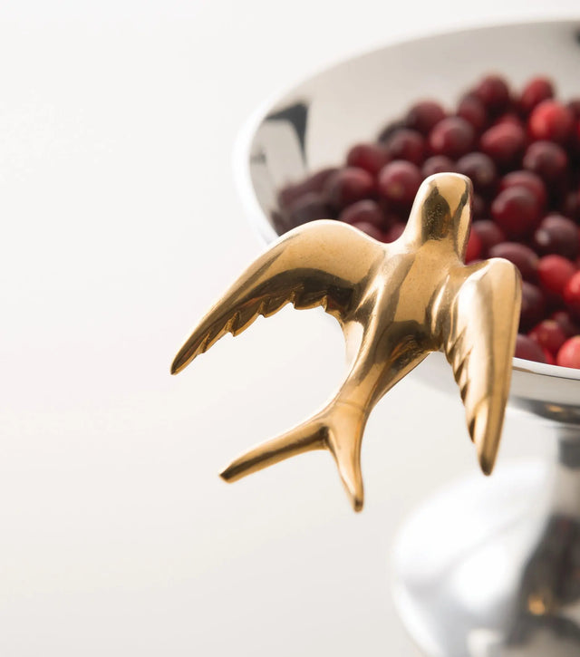 Dove Cocktail Napkin Holder Silver/Gold - Nima Oberoi Lunares