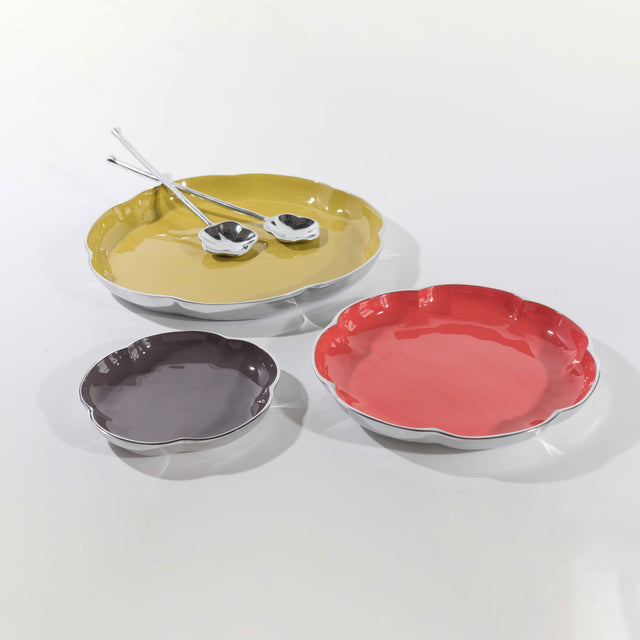 Fiore Salad Servers - Nima Oberoi Lunares