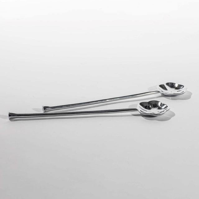 Fiore Salad Servers - Nima Oberoi Lunares