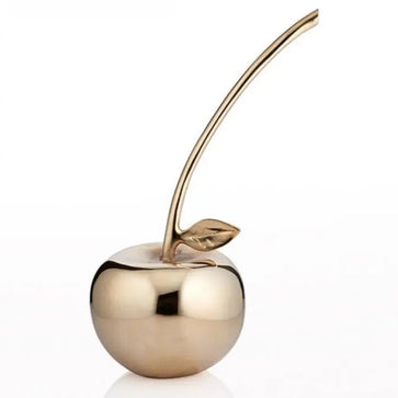 Gold Apple Sculpture - Fruit Sculptures | Nima Oberoi Lunares
