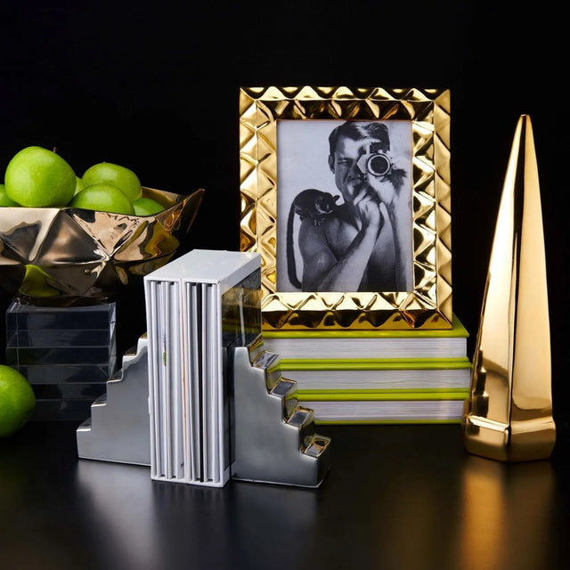 Geo Bowl Lg Gold - Nima Oberoi Lunares