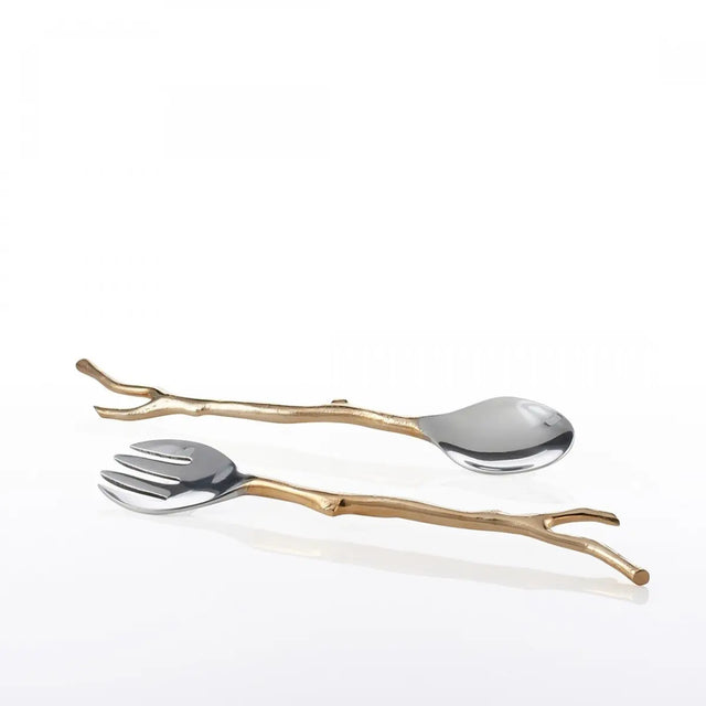 Manzanita Serving Set Silver/Gold - Nima Oberoi Lunares