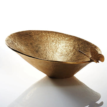 Nest Asymmetrical Bowl Lg Gold - Nima Oberoi Lunares