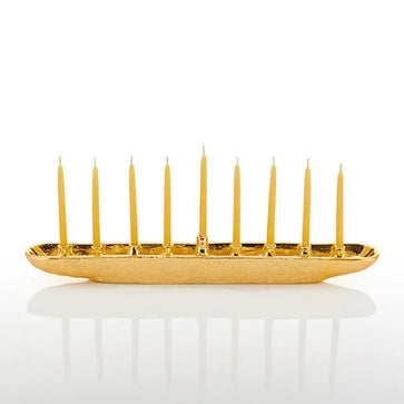 Nest Menorah Gold