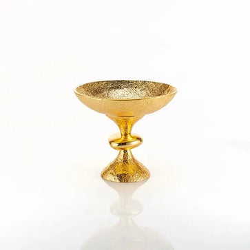 Nest Pedestal Bowl Gold