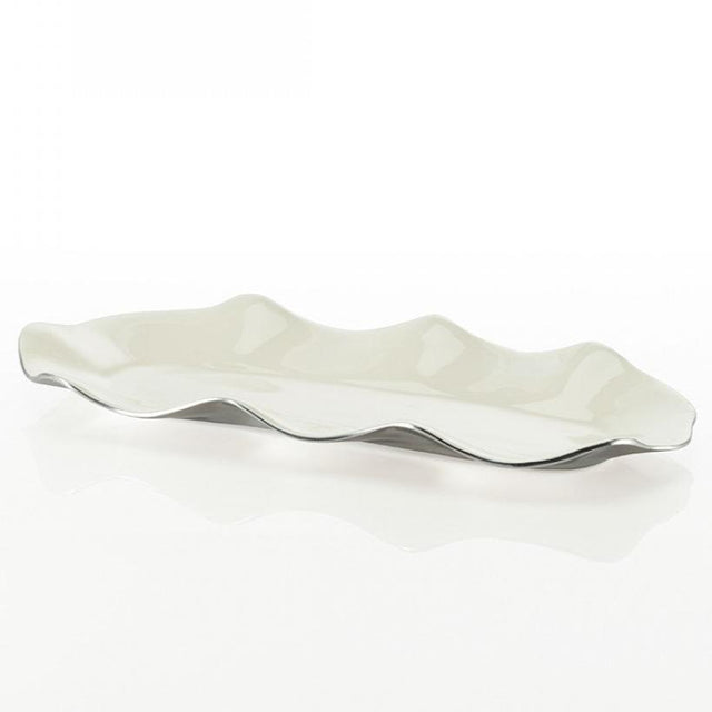 Ruffled Long Trays Oyster - Nima Oberoi Lunares