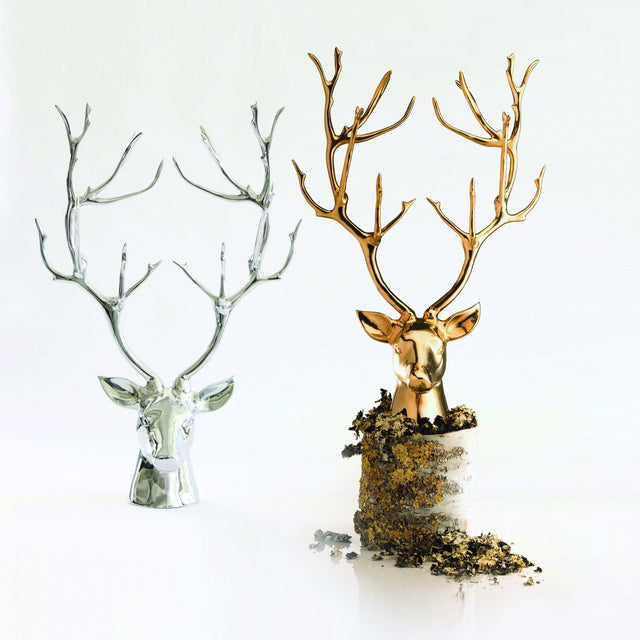Stag Bust Gold - Nima Oberoi Lunares