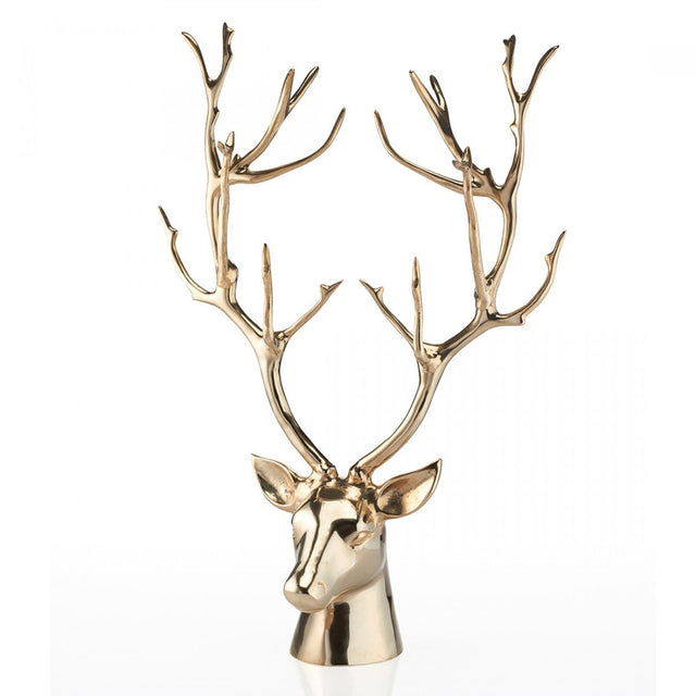 Stag Bust Gold - Nima Oberoi Lunares
