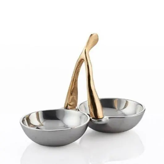 Wishbone Double Condiment Silver/Gold - Nima Oberoi Lunares