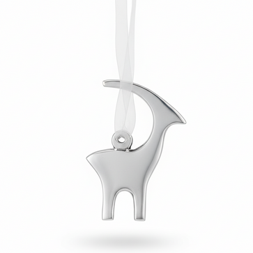Ornament Silver Antelope