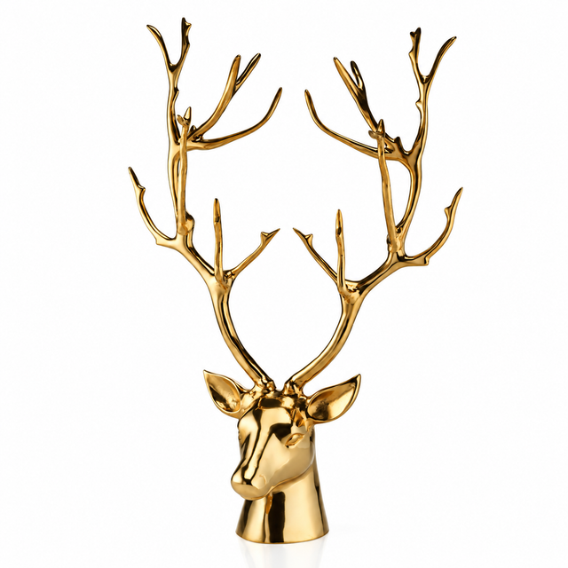 Stag Bust Gold
