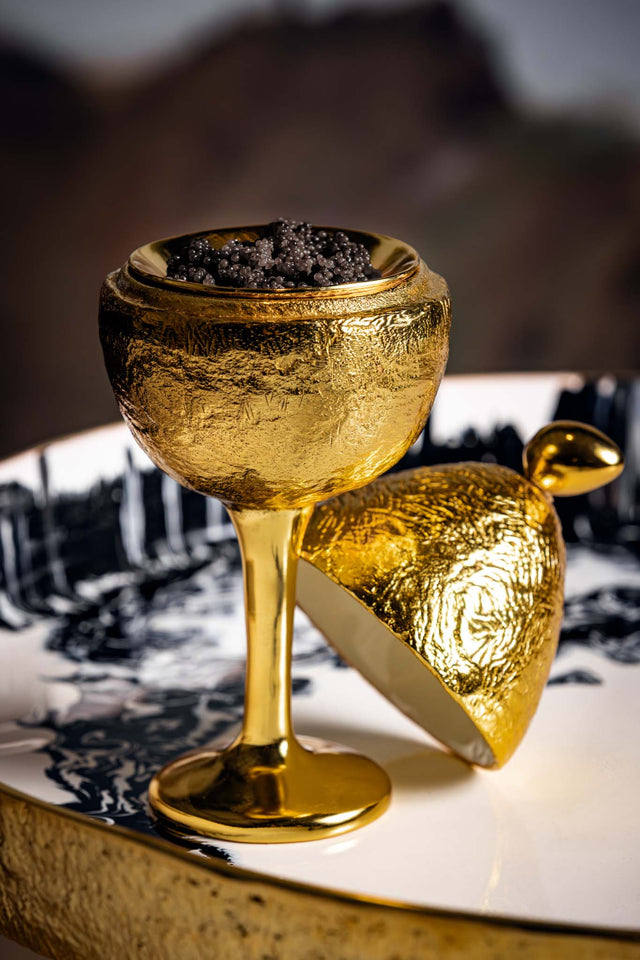 Roe-yal Nest Caviar Server 3 part