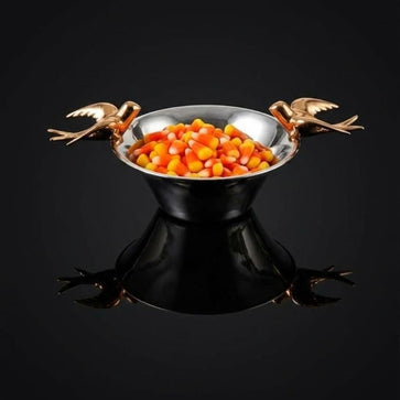 Dove Bowls Sm Silver/Gold