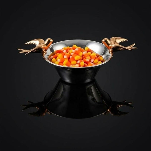 Dove Bowls Sm Silver/Gold
