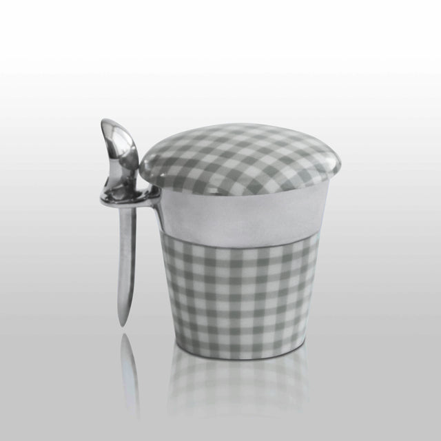 'Gingham' Pint Ice Cream Holders