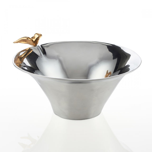 Dove Bowls Lg Silver/Gold