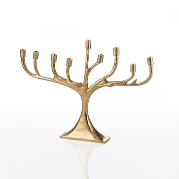 Manzanita Menorah Gold - Nima Oberoi Lunares 