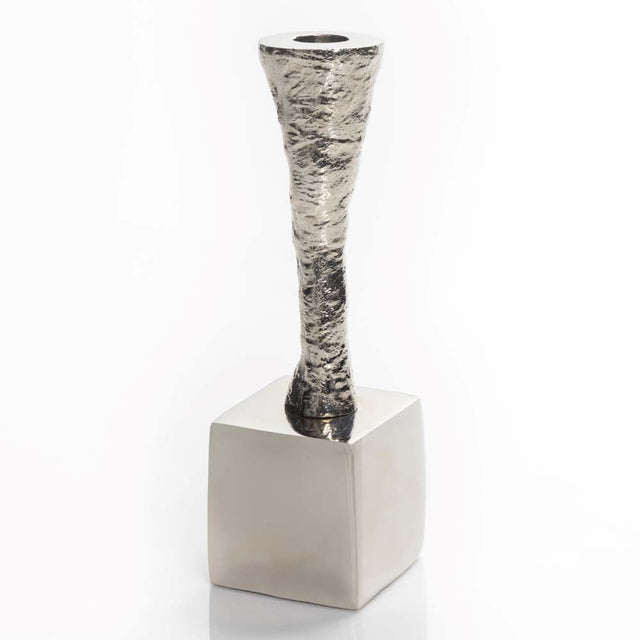 Nest Candle Holder Nickel Silver - Nima Oberoi Lunares 