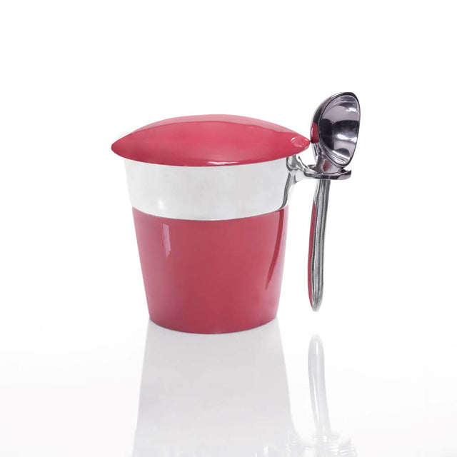 Pint Ice Cream Server Set - Magenta - Nima Oberoi Lunares 