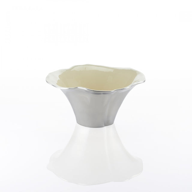 Ruffled High Bowl Oyster - Nima Oberoi Lunares 