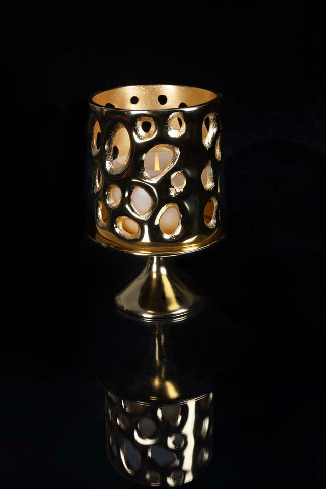 Passage Candle Holder Gold - Nima Oberoi Lunares 