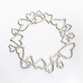Hearts Charger Nickel Silver - Nima Oberoi Lunares 