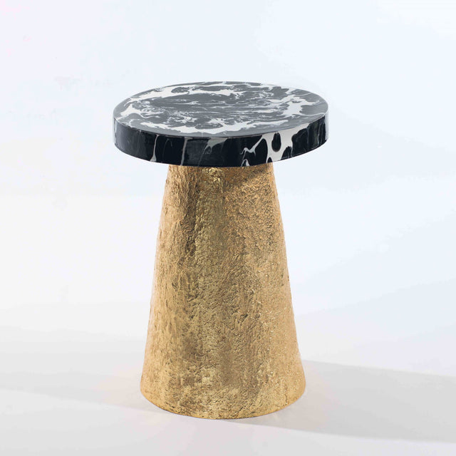 Bianco Nero Accent Table - Nima Oberoi Lunares 