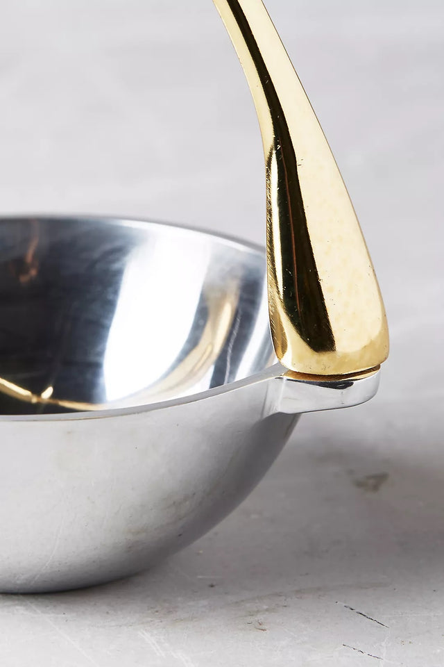 Wishbone Nut Dish Silver/Gold - Nima Oberoi Lunares 