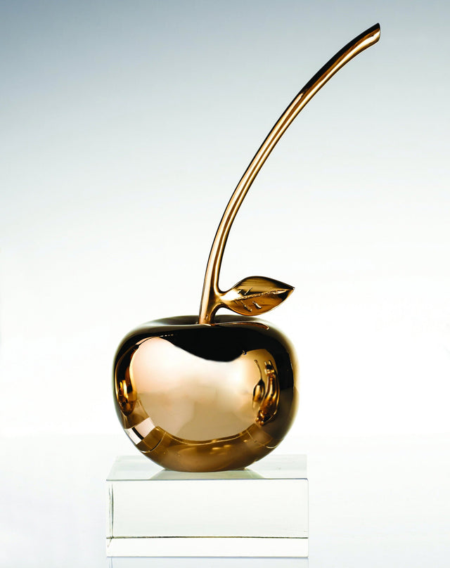 Gold Apple Sculpture - Fruit Sculptures | Nima Oberoi Lunares