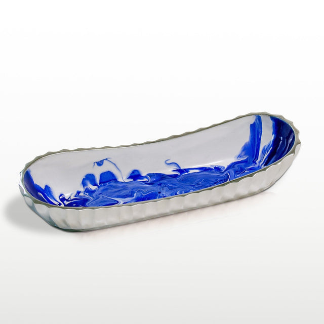 Aquos Cracker Dish Blue - Blue Dish | Nima Oberoi Lunares