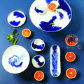Aquos Cracker Dish Blue - Blue Dish | Nima Oberoi Lunares