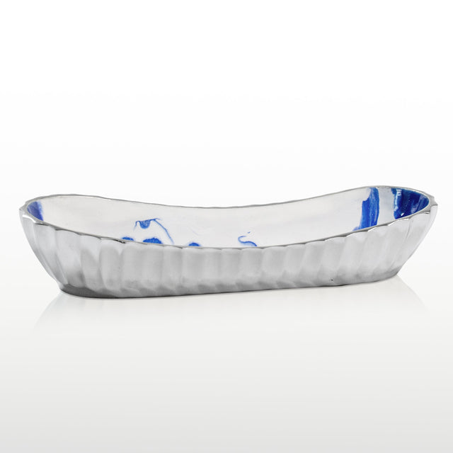 Aquos Cracker Dish Blue - Blue Dish | Nima Oberoi Lunares