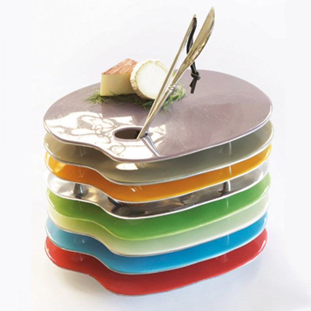 Artist Palette Cheese Set