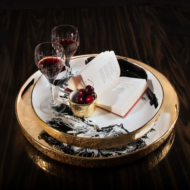 Bianco Nero Serving Trays