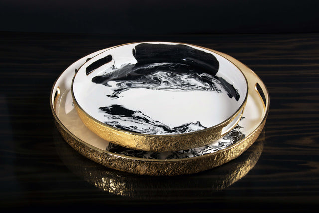 Bianco Nero Serving Trays