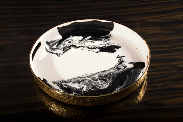 Bianco Nero Serving Trays