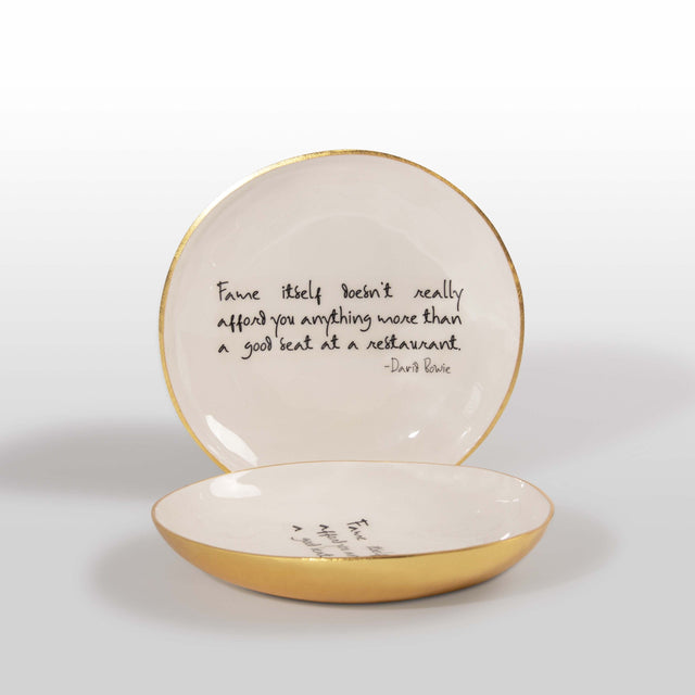 Bowl With Quote - David Bowie